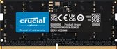 Crucial CT16G56C46S5 - DDR5 (SO-DIMM) - 16 GB: 1 x 16 GB - 262-PIN - 5600 MHz / PC5-44800 - CL46 - niet-gebufferd - 1.1 V - niet-ECC - zwart