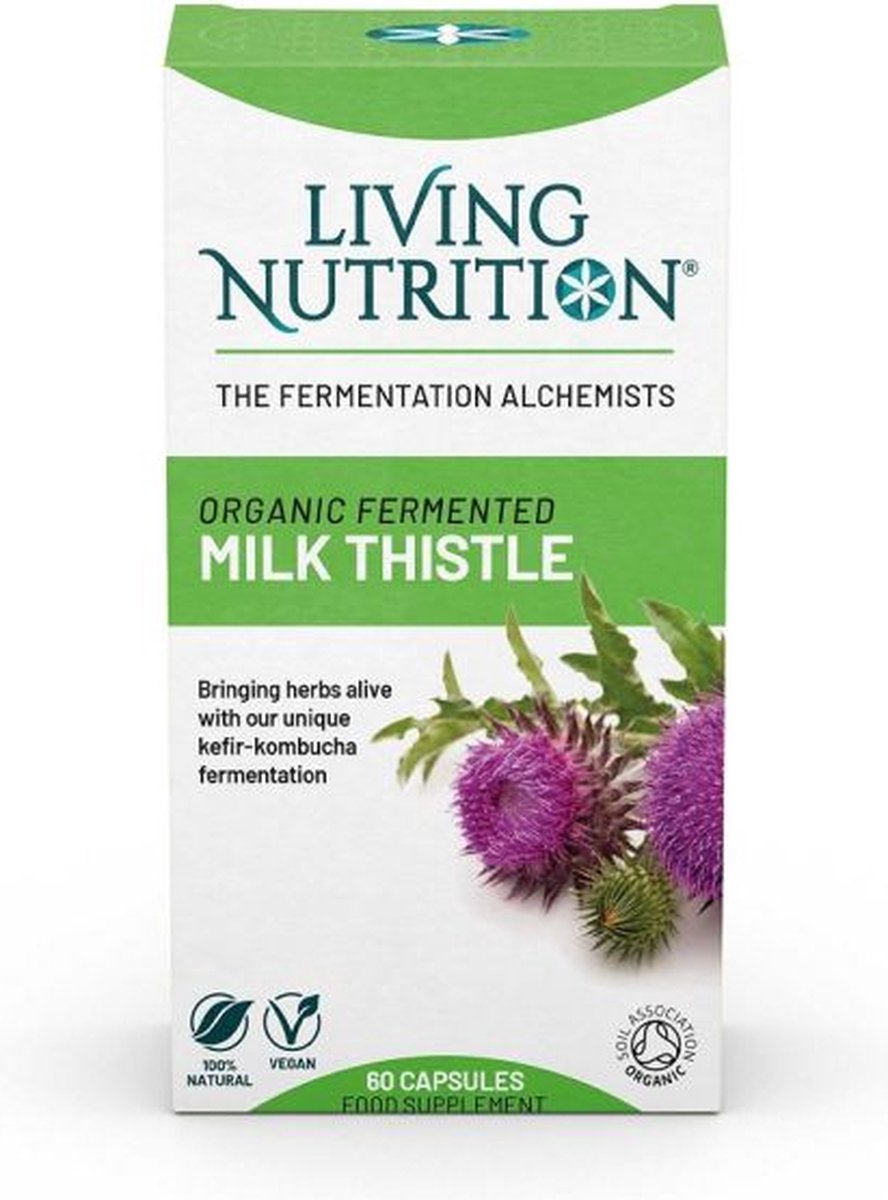 Goedkoopste Living Nutrition - Fermented Milk Thistle Bio - 60caps