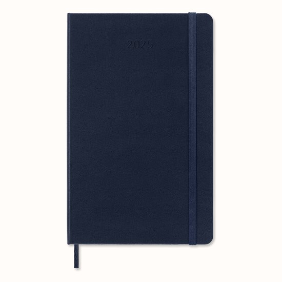 Moleskine Klassieke maandplanner voor 12 maanden 2025, zachte kaft, XL (7,5 x 9,7), zwart, 128 pagina's : AA.VV