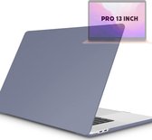 Laptopcover - Geschikt voor MacBook Pro 13 inch - Case - Cover - Hardcase - A1706/A1708/A2338/A2686 (M1,M2,Touchbar, 2016-2022) - Lavender Grijs