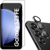 Screenprotector & Camera Protector geschikt voor Samsung Galaxy S23 FE - Glas