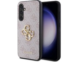Guess 4G Metal Logo Back Case - Geschikt voor Samsung Galaxy S23 FE (S711) - Roze