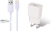 Chargeur 2A + câble Lightning de 2,0 m. Adaptateur chargeur Pro 2 ports XS aux téléphones Apple iPhone 5, 5c , 5s, 6, 6s, 7 , 8, SE, Max/ Plus, iPad Mini, 2, 3, 4, 5, iPad Air, 2, 3