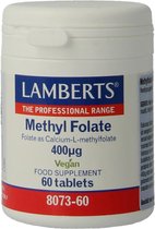Lamberts Methylfolaat Foliumzuur 400mcg 60 tabletten