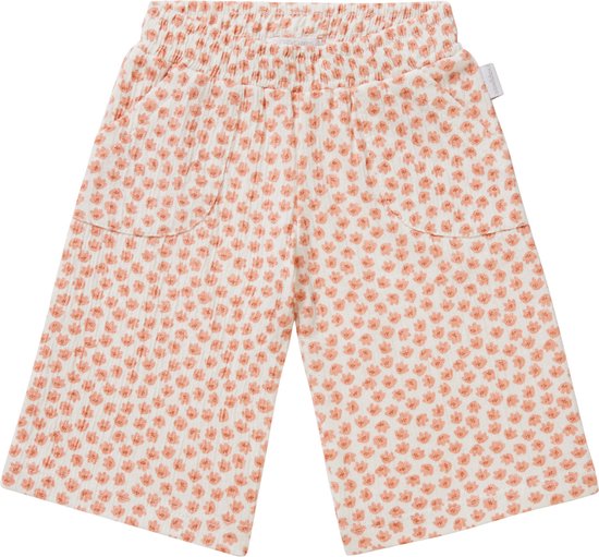 Noppies Girls Pants Canby straight fit allover print Meisjes Broek - Whisper White