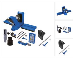 KREG Pocket Hole Jig 720 PRO pocket hole boorsjabloon + basisstation + microboorsjabloon + trapboor + bit + schroeven