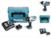 Makita DTW 1002 RM1J accu slagmoersleutel 1/2" 18V 1000Nm borstelloos + 1x oplaadbare accu 4.0Ah + lader + Makpac