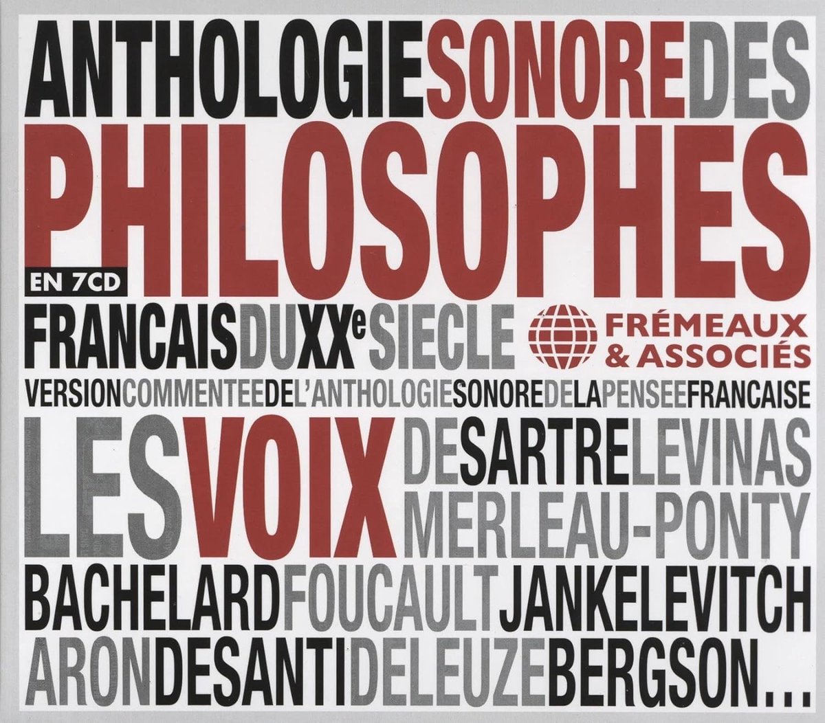 Various Artists - Anthology Sonore Des Philosophes Français Du XXe Siècle (7 CD)