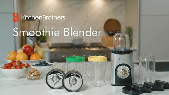 Koop Tweedekans KitchenBrothers Mini Blender - Smoothie Maker - 2