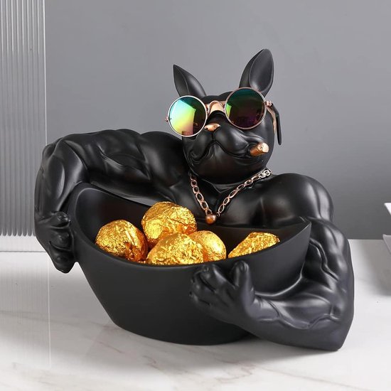 Franse Bulldog Beelden voor Collectie en Decoratie