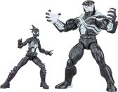 Hasbro Venom - Venom: Space Knight Marvel Legends 2-Pack Mania & Venom Space Knight 15 cm Actiefiguur - Multicolours