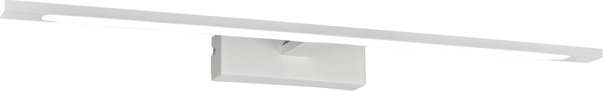 Olucia - STEFFY - Badkamerspiegelverlichting - Wit - Geschikt voor Badkamer - Vorm: Rechthoek