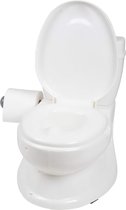 Potty voor kleine kinderen, realistisch kindertoilet met spoelgeluid, ideaal als eerste toilet voor je peuter (1 stuk)