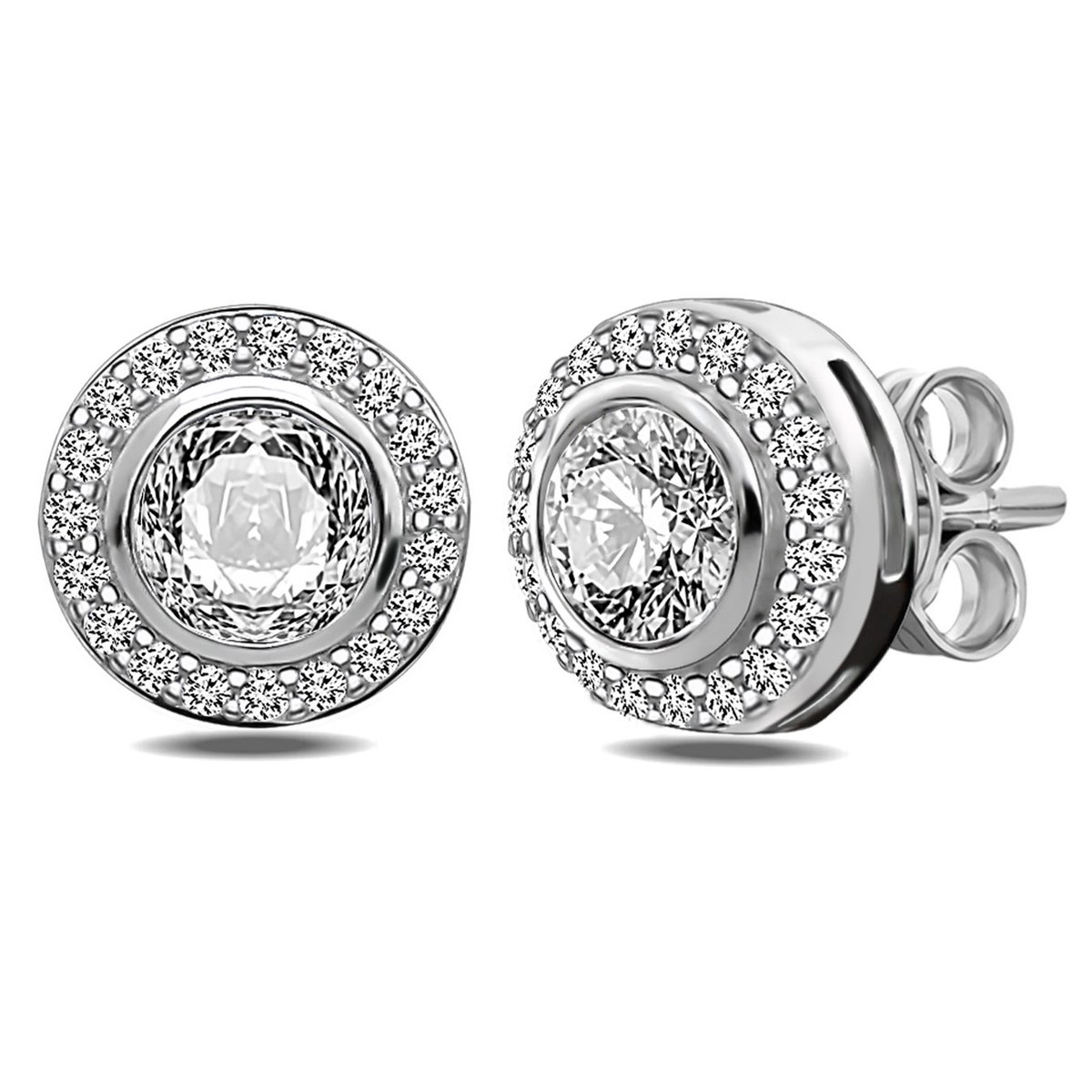 Juwelier Zwartevalk - Zilveren (gerhodineerd) oorbellen 22.262--