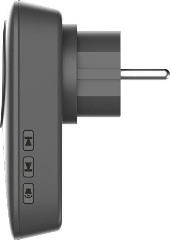 ELRO DB4000 Draadloze Kinetische Deurbel Set – Nederlandse Versie – met 2x Plug-in Ontvanger met Stopcontact – Geen Batterijen nodig