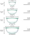stainless steel salad bowls with airtight lid,4 stuks