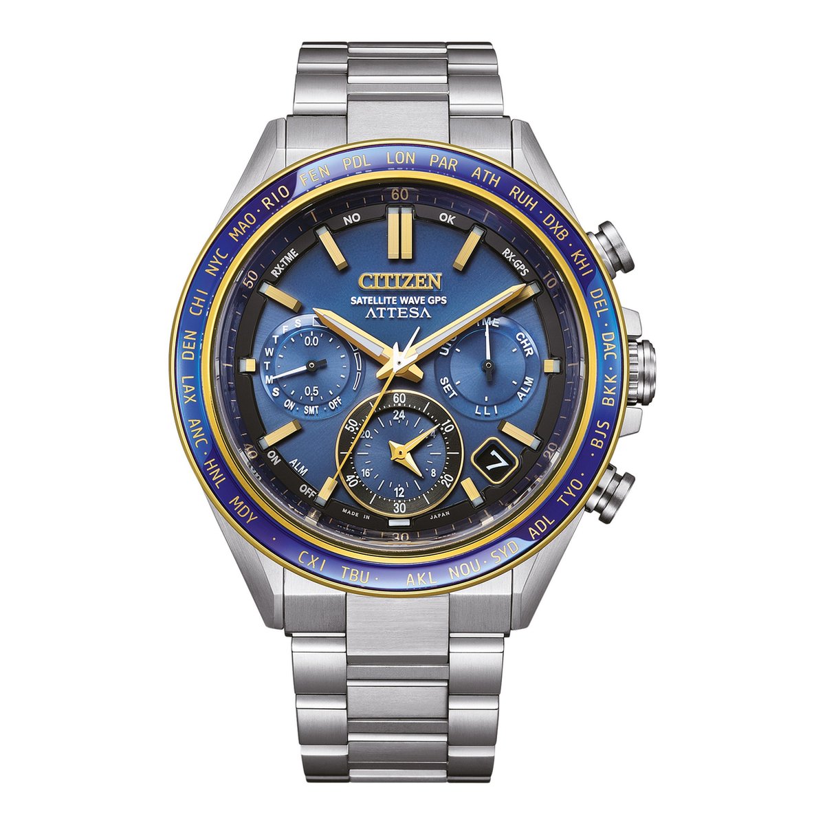 Citizen Attessa CC4054-68L Horloge - Titanium - Zilverkleurig - Ø 44 mm
