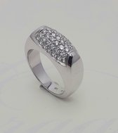 Ring - wit goud - 18 krt - diamant - 0.78 crt - maat 17.5 - Verlinden juwelier
