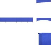 vidaXL Inklapbaar windscherm - 800 x 80 cm - Azuurblauw - Windscherm (tent)
