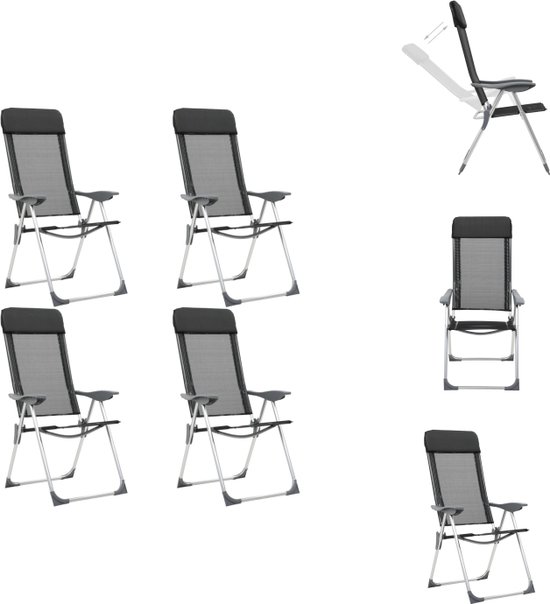 Lafuma Mobilier ALU CHAM XL Klappsessel, Batyline, Océan II, 67,5x68x111 cm