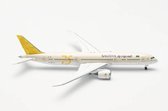 Herpa schaalmodel vliegtuig Boeing 787-9 D. Saudi Arabian Airlines schaal 1:500 lengte 12,6cm