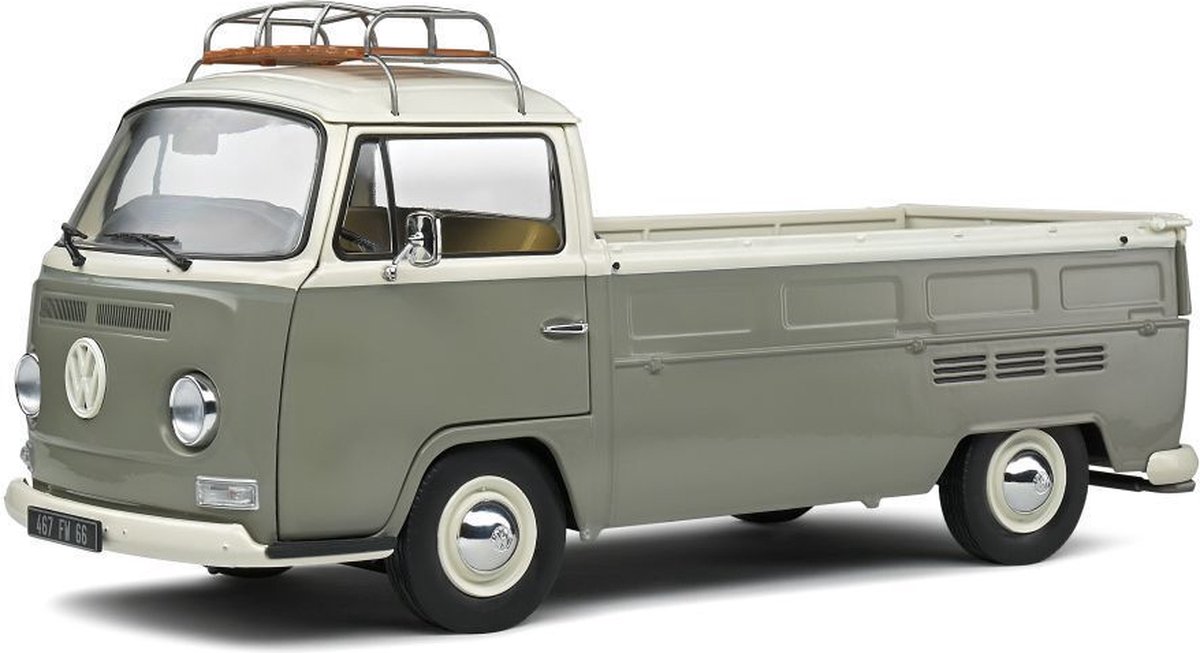Solido 1:18 Volkswagen VW T2 Pick Up Blue Petrol Ano de construção 1968 azul S1809403 modelo carro S1809403 421186370 3663506024603