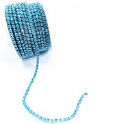 BamBella® Strass lint 1 m glitter steentjes diamantjes Crystal naaien knutselen versieren glitter