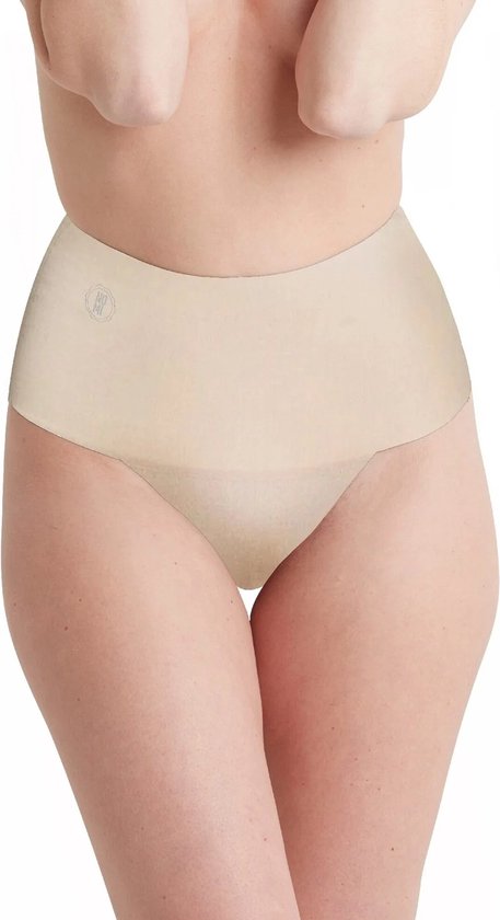 NOMI corrigerende string - Sleek Smooth Thong - XL - Huidskleur.