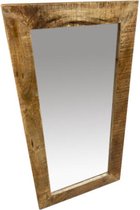 Industriële spiegel | Mangohout | 100x50cm