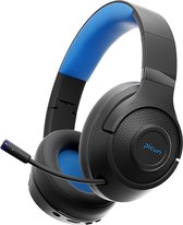 Picun BG-01 Draadloze Koptelefoons - Gaming Headset - Over-ear - Dubbele modus （Bedrade/Bluetooth）- Multi platform - Zwart blauw