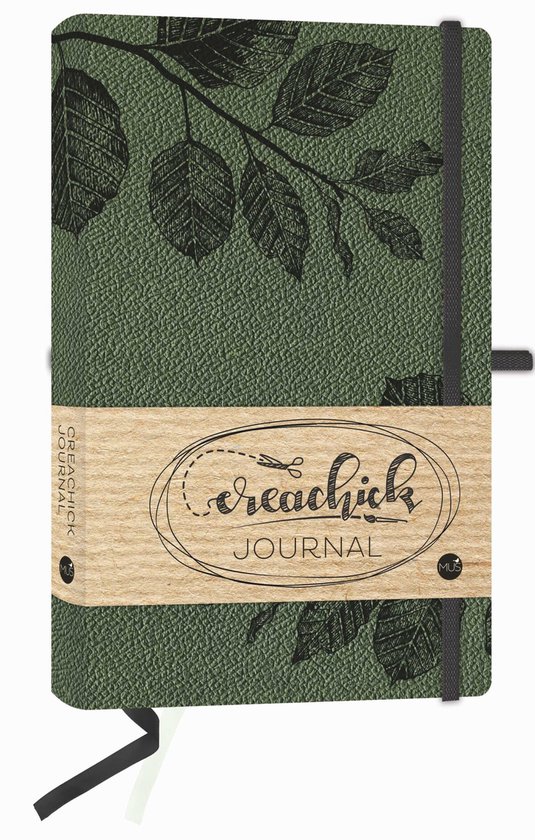 CreaChick Bullet Journal - Notitieboek - 13 x 21 cm - Groen - Creachick
