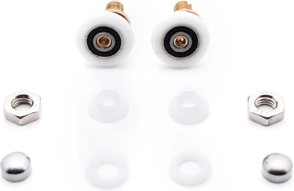 SchuifdeurDouchecabine Wielen Loopwielen katrollen Reserve Wieltjes Geleiders... bol