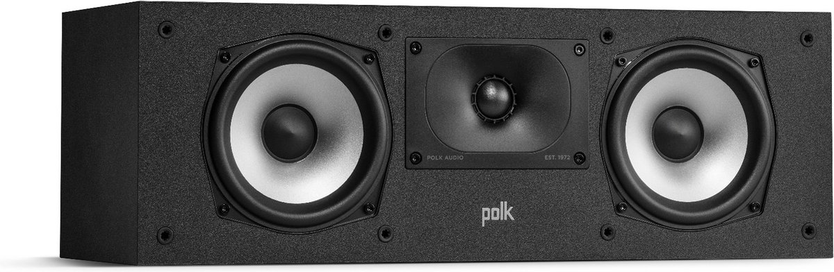 Polk Monitor XT30 - Zwart - Middenkanaalspeaker met hoge resolutie