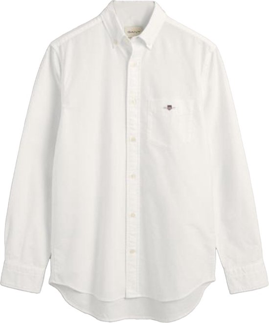 Gant Casual hemd lange mouw Wit Regular Fit Oxford 3000200/110