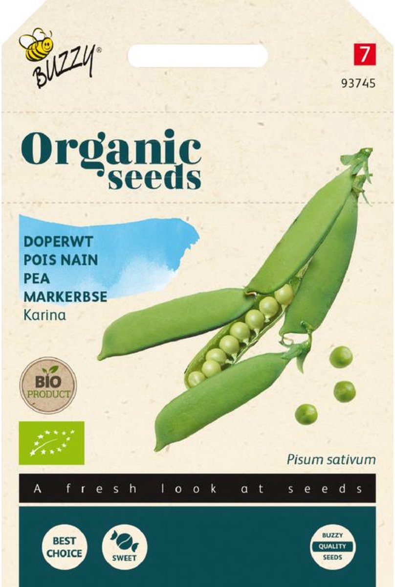 Buzzy - Seeds doperwt karina 50 gram