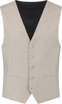 Homme - Gilet aspect lin sable - Taille 48