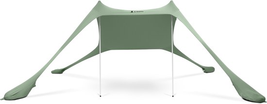 Foto:  g raffa sunshade strandtent schaduwdoek opvouwbaar en lichtgewicht upf 50 kleur savannah green