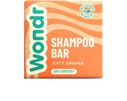 Wondr Shampoo Bar - Juicy Orange - Anti-Roos Haar - 55g Duurzame Soap Bar - Aanbevolen door Apothekers