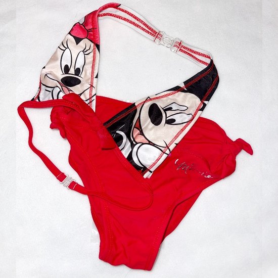 Minnie Mouse Bikini Rood-XXS