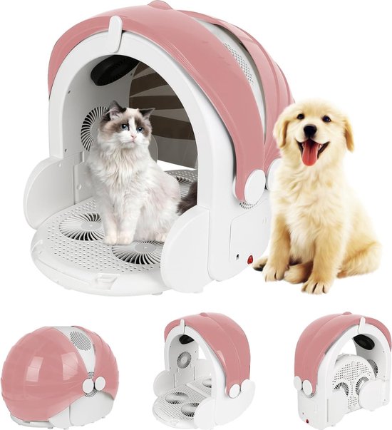 Puppybox, dierenren opvouwbaar, voor honden, puppyuitloop, Oxford-weefsel, waterdichte box voor honden, konijnen, cavia's en katten, voor binnen of buiten, 73 x 73 x 43 cm, blauw