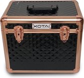 Boîte De Toilettage équestre Avec Serrure à Combinaison – 38x28x32 Cm, Compartiments Réglables, Miroir Dans Le Couvercle