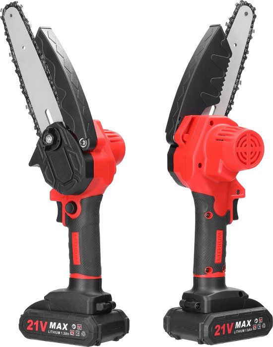 Elektrische Snoeischaar met Opbouwbare Steel 2 m, max. 40-50 mm snijdikte, 21V 2 * 2 Ah Accu Snoeischaar 6-10 uur Werktijd, Draagbare Snoeischaren met Display, Voor Boomgaard, Tuin, Boerderij, Park