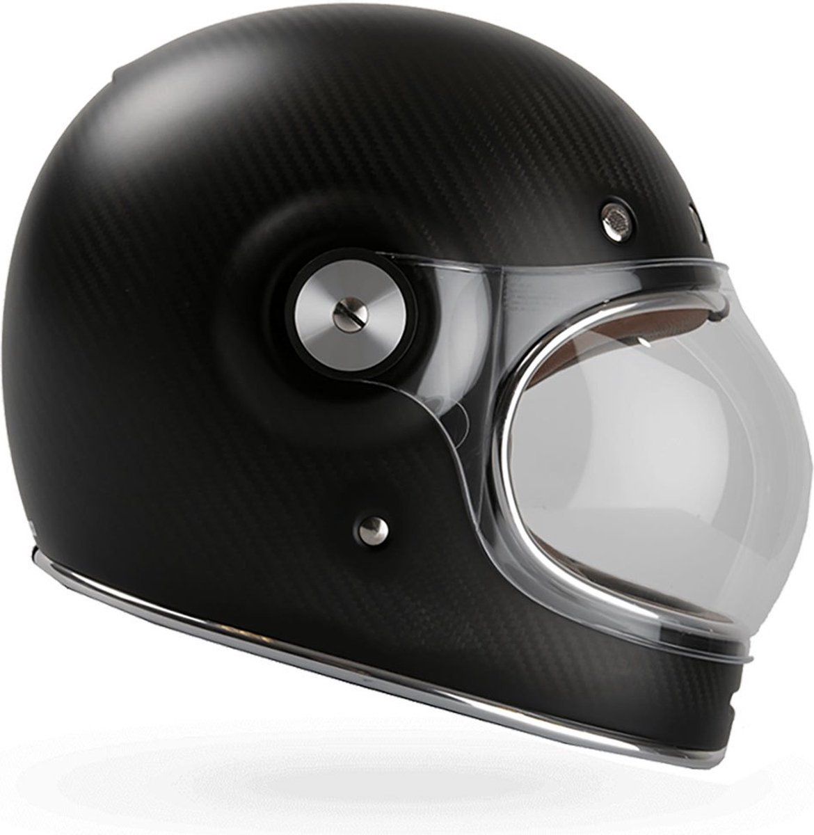 Bell Bullitt Carbon Solid Matte Black Carbon Helmet Full Face XS - Maat XS - Helm