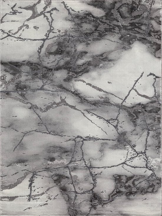 Vloerkleed laagpolig 120x170 cm - Zacht - Modern design - MARBLE by The Carpet