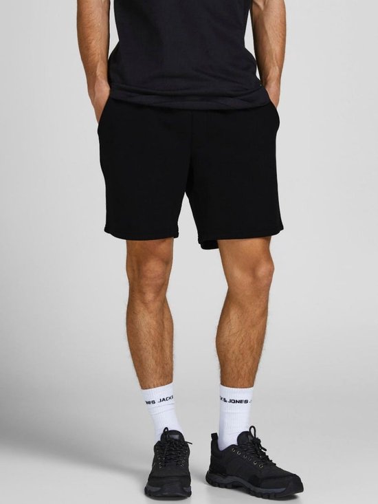 JACK & JONES Bradley Sweat Shorts coupe ample - pantalon de survêtement court pour homme - noir - Taille : XXL