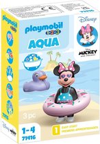 PLAYMOBIL® 1.2.3 & Disney: La sortie de Minnie à la plage - P-71416
