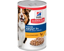 Hill's Science Plan Mature Adult Natvoer Hond met Kip 12x370g