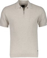 Jac Hensen Polo - Extra Lang - Beige - 3XL Grote Maten