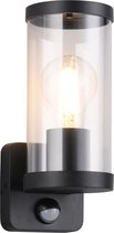 REALITY BONITO - Wandlamp - Roestkleur - excl. 1x E27 4W - Bewegingsensor - Buitenverlichting - IP44