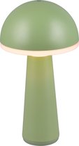 REALITY FUNGO - Tafellamp - Pistache groen - incl. 1x SMD 2W - Aanpasbare lichtkleur - Traploos dimmbaar - Oplaadbaar - Snoerloos - Buitenverlichting - IP54